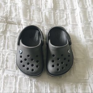 Gray Crocs - baby size 4